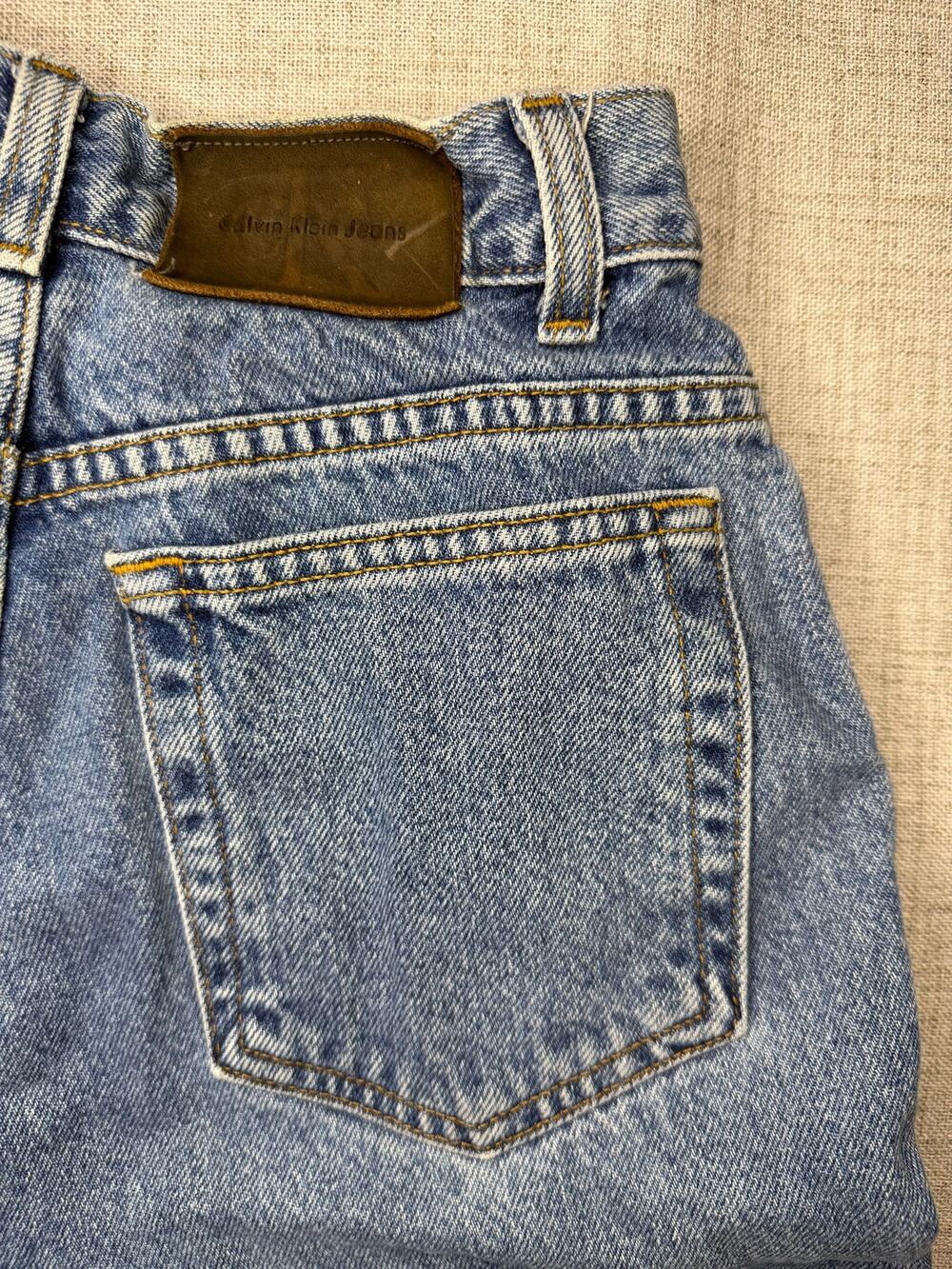 Vintage Calvin Klein Jeans Size 4 32 Made in USA 100% Cotton High Rise Denim